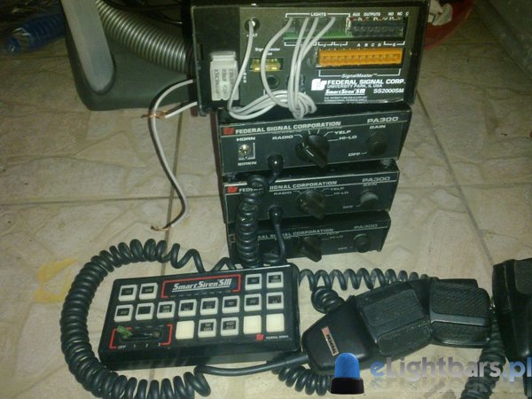 Federal Signal - PA300 (3x), SmartSiren SS2000SM (1x)