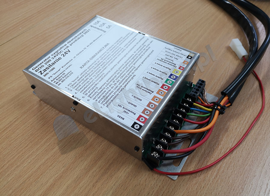 fot. Generator dźwięków ostrzegawczych Bocar - BOS 200.