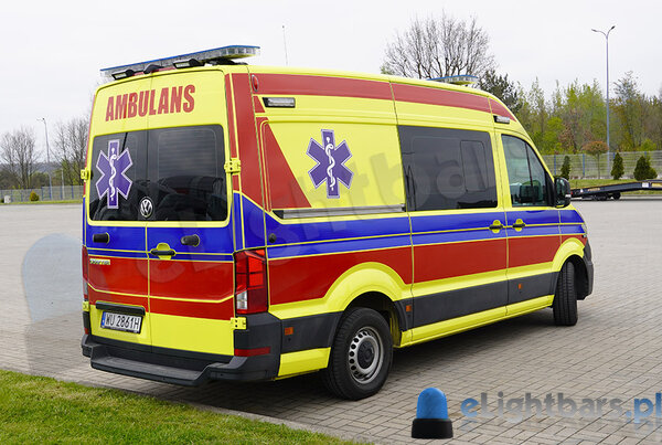 Ambulans Polskiej Policji - Volkswagen Crafter